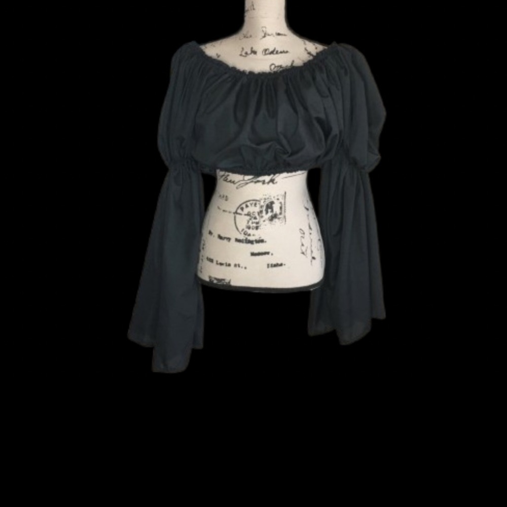 Elegant Black Off-Shoulder Top